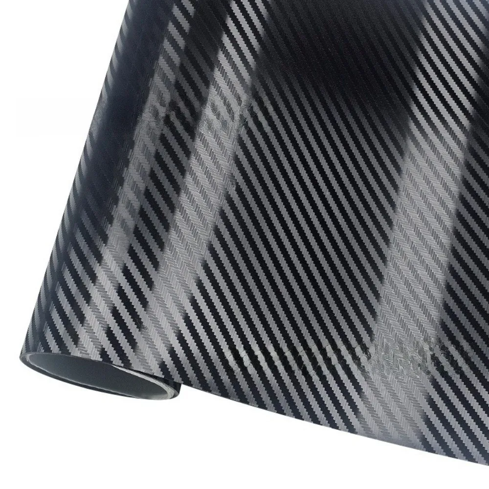 30*100CM Carbon Fiber Vinyl Film 3D Effect Colorful Wrap Foil Sticker Forged Carbon Fiber High Gloss Motorcycle Stickers Decals