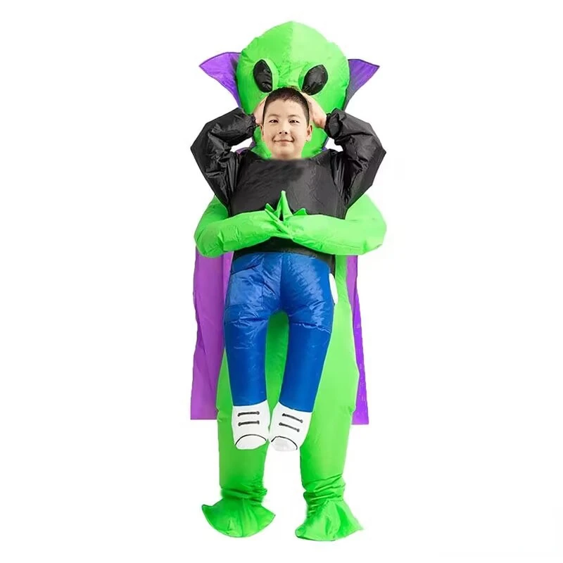 Grinch Kids Adult ET Alien Inflatable Costume Anime Suit Mascot Christmas Easter Party Cosplay Costumes for Man Woman Boy Girl