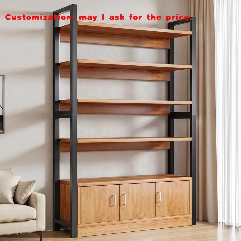 custom.Customizable Multi-layer Display Rack Wooden Bookshelf with Bookcase