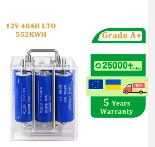 

Аккумуляторная батарея Yinlong 12В 13.8В 40Ач LTO для DIY-проектов, 6S1P, глубокого разряда, 66160H, для домашнего хранения энергии