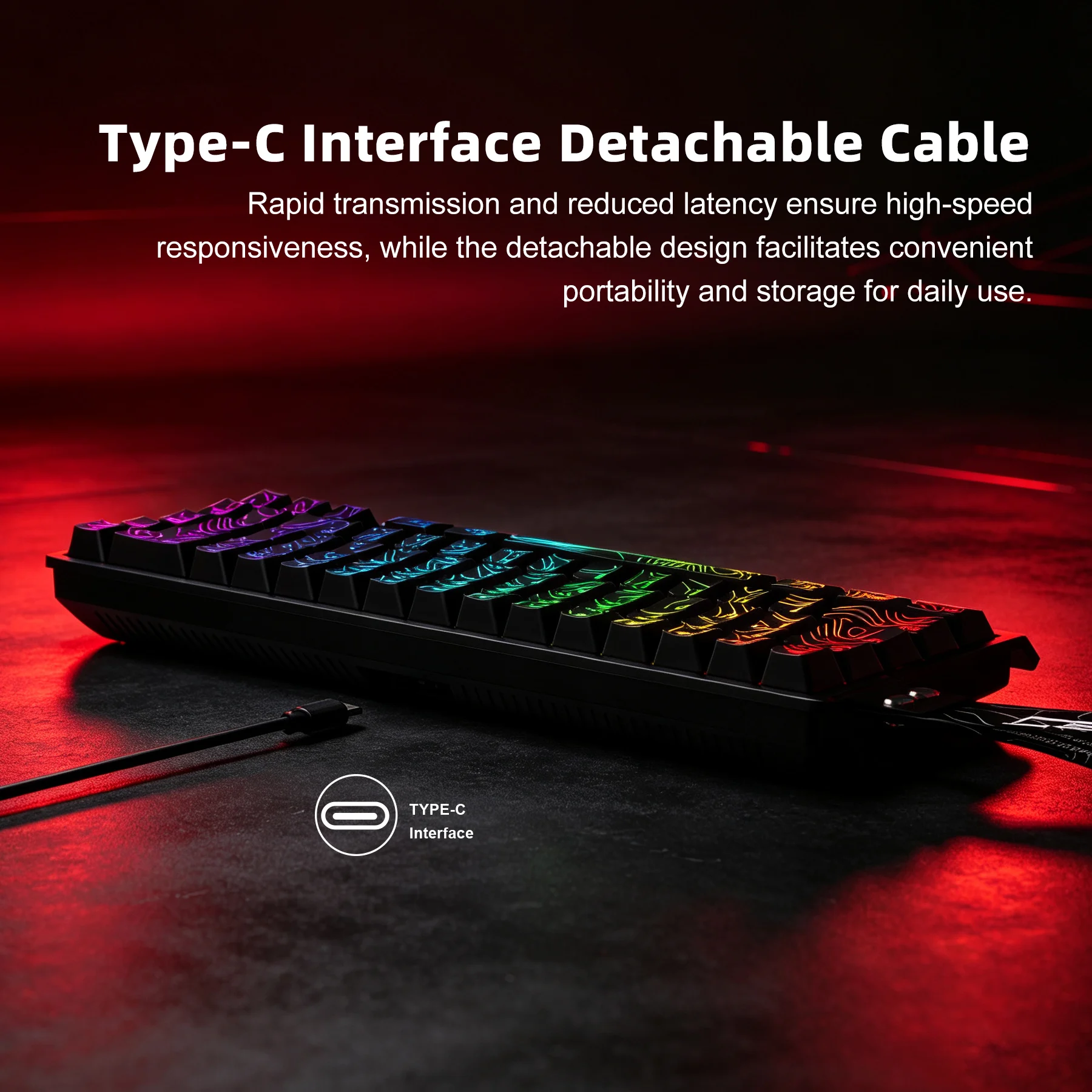 68‑Key Mini RGB Gaming Keyboar - Gaming Keyboard Thocky recension och pris