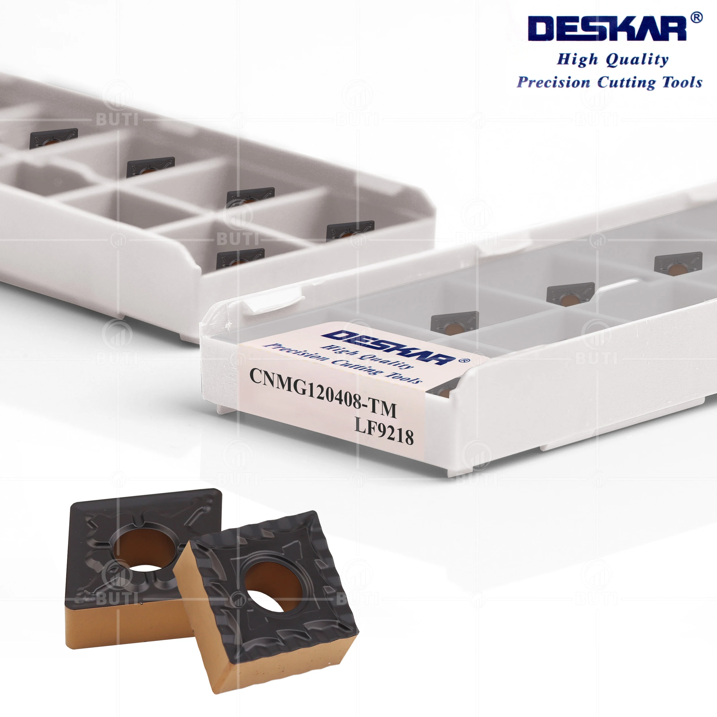 Imagem -02 - Deskar 100 Original Cnmg120404 Cnmg120408 Cnmg120412 tm cq Lf9218 Torno Ferramentas de Torneamento Carboneto Insere Lâminas de Corte para Aço
