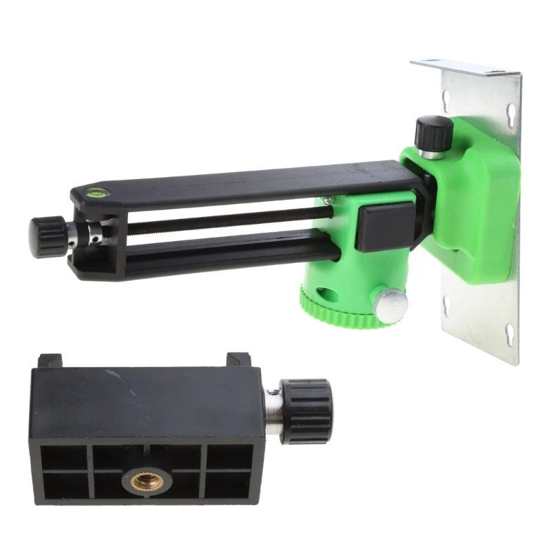 Laser Level Adjustable Magnetic Stand Holder Mount Wall Bracket for 8 12 Line Laser Level 1/4'' Thread Bracket with Base