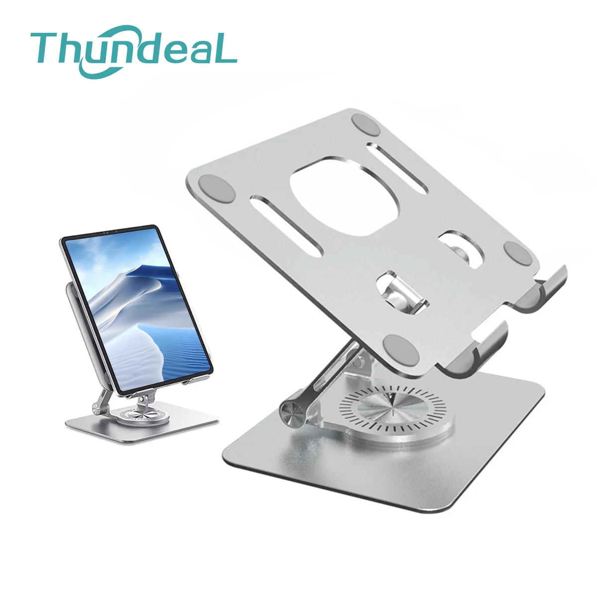 ThundeaL Laptop Stand Desk Laptop Foldable Notebook Holder Adjustable Ergonomic Computer Stand for iPad Samsung Xiaomi Tablet