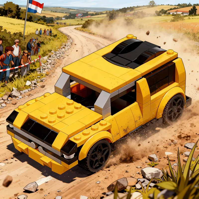 273 Pezzi MOC Auto da Carico Modello Champions City Blocchi da Costruzione Giocattoli Creativi Idea Regalo di Natale Mattoncini Educativi per Bambini