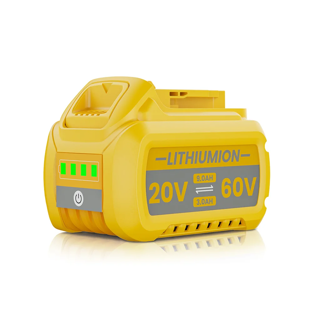 Akumulator litowo-jonowy 60V 9000mAh jako zamiennik do akumulatorów Dewalt DCB609, DCB200, DCB205, DCB606, DCB206, DCB209, DCB182 do elektronarzędzi. — zdjęcie produktu 7