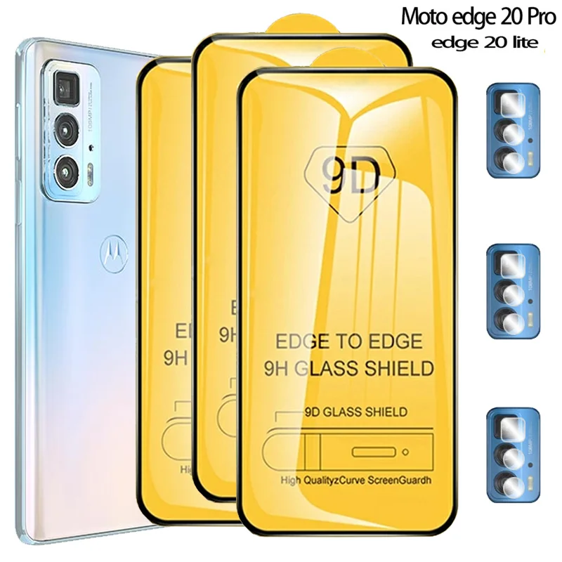 

1~3Pcs Tempered Glass For Motorola Edge 20 Protective Glass Moto Edge 20 lite Camera Film Edge-20-Pro Screen Armor Moto Edge20 Ultra Clear Edge30 Cristal Screen Protector Moto Edge 20 30 Pro