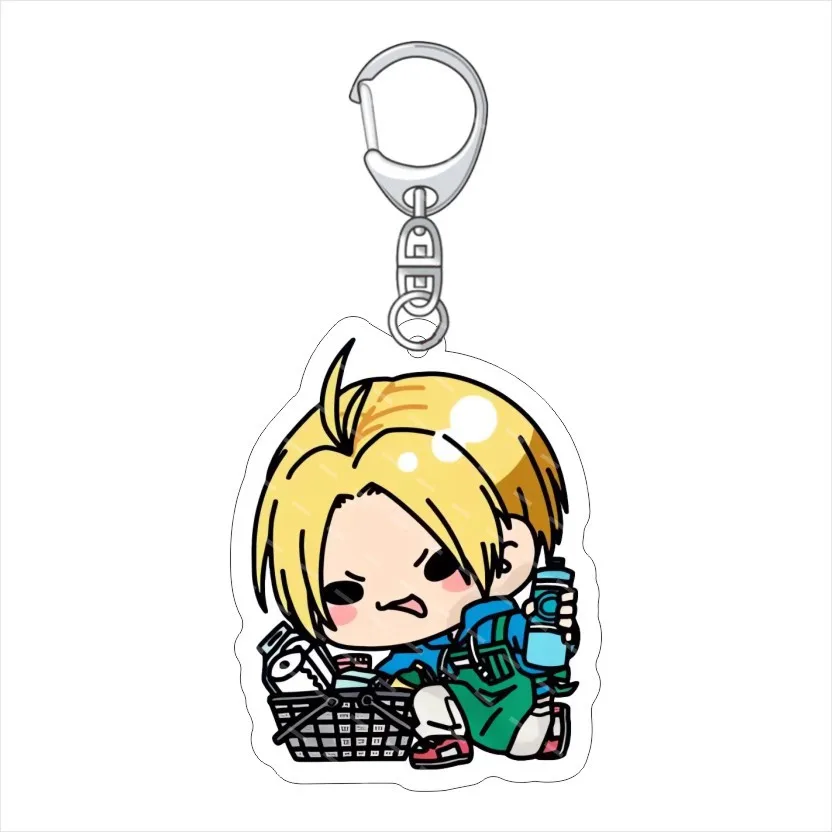 Anime Sakamoto Days Acrylic Keychain Asakura Shin Nagumo Yoichi Q-Version Bag Charms Jewelry Girl Pendant Fashion Children Gift