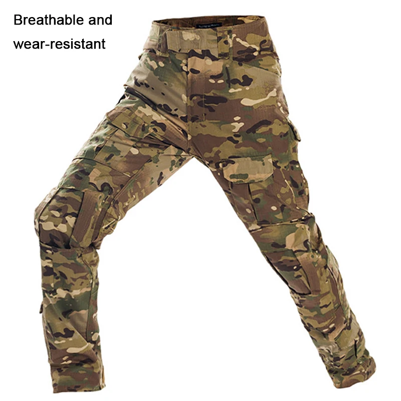 Oulylan Training Suit Tactical Uniform Clothes Suits Camouflage Hunting Shirts Pants Paintball Sets  Pant Men