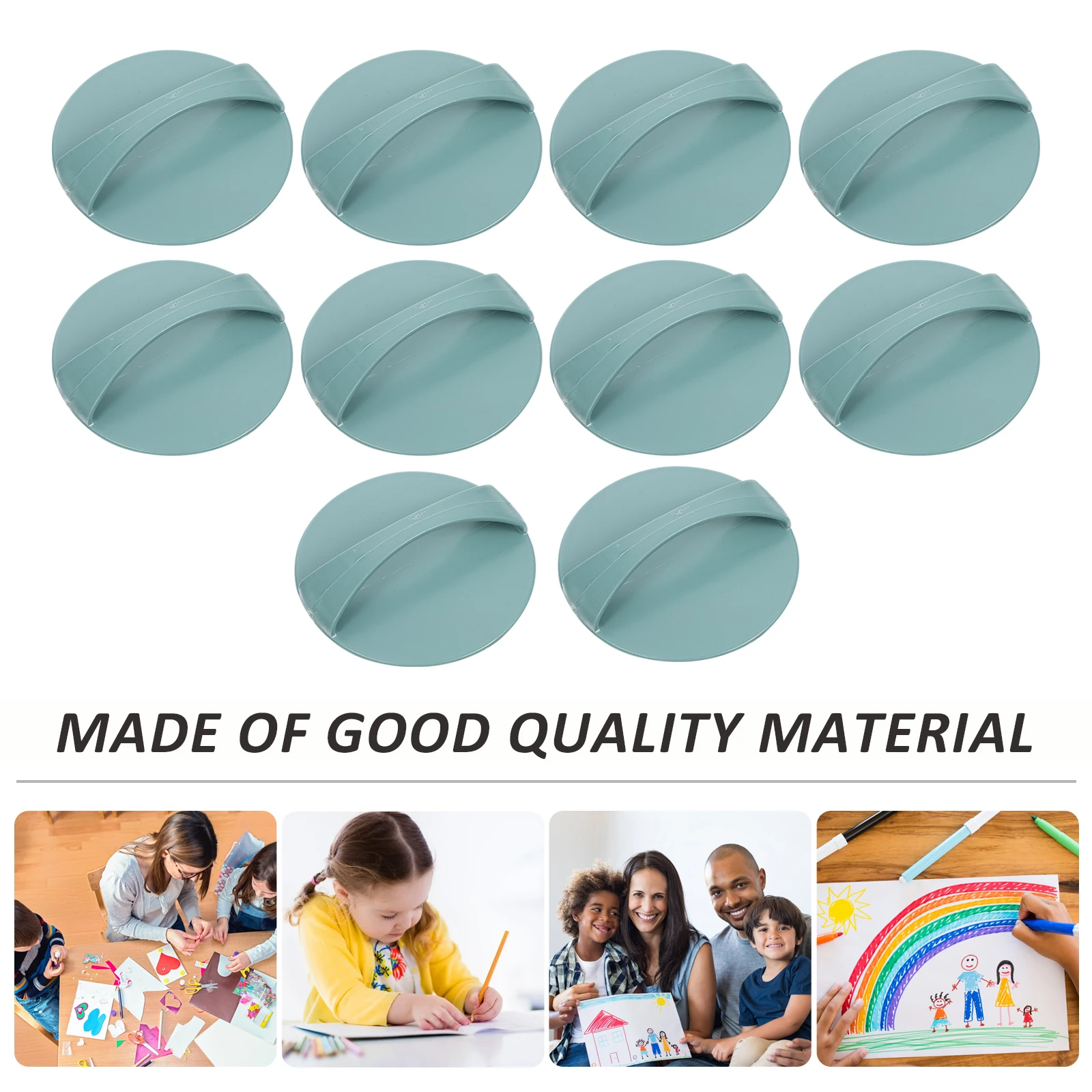 

10 pcs Printmaking Ink Plates Blue Stamping Craft Seal Painting Plate Durable Portable Printing Tools Staple Tool Art