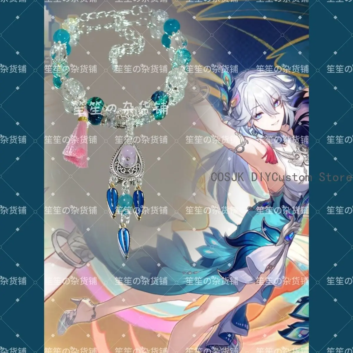 

Game Yao guang‌ Honkai：Star Rail Cosplay Bracelet Unisex Beads Pendant Bracelets DIY handmade Accessories Props Birthday Gifts