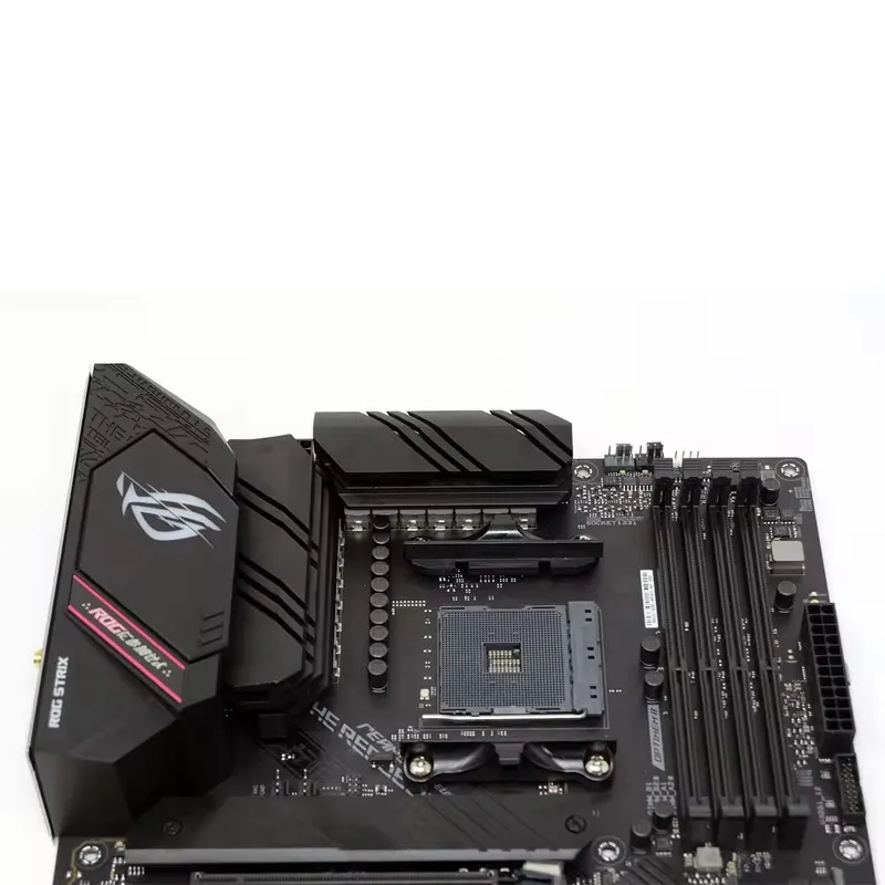 ASUS ROG STRIX 마더보드 STRIX B550-F GAMING (Wi-Fi), AMD Ryzen 5000 3000 시리즈 프로세서용 AM4 소켓 포함, 4x DDR4 DIMM