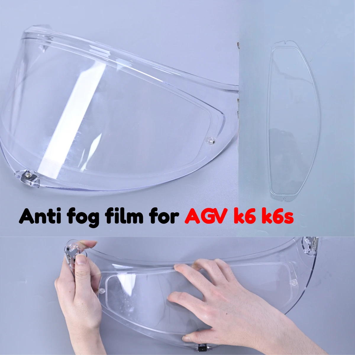 

Anti fog film for Agv K6 K6s motor Helmets Shield High Quality Visor inserts accesorios moto for k6 k6s