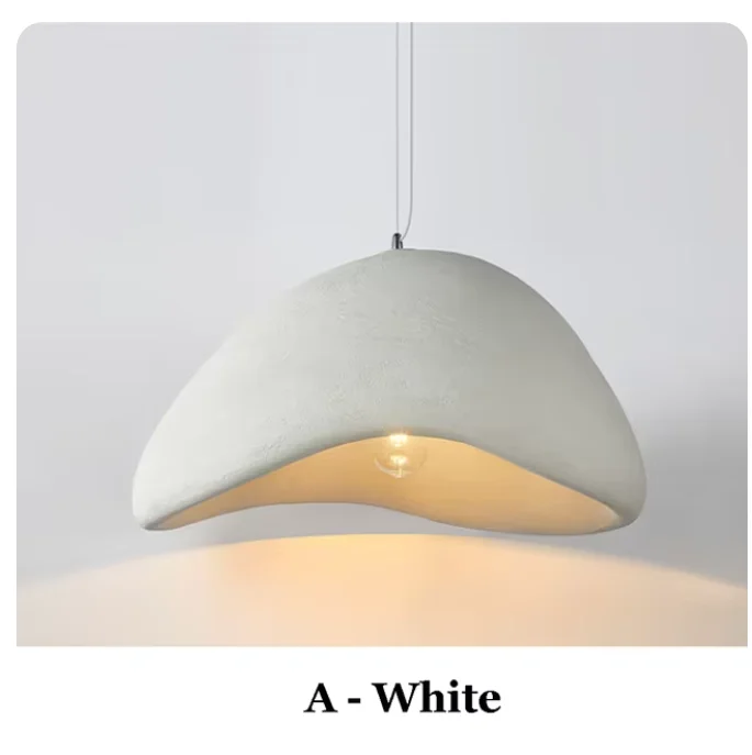 Moderne LED-plafondkroonluchterverlichting voor woonkamer slaapkamer eetkamer hanglampen Nordic Wabi Sabi Home Decor hanglamp - afbeelding 1