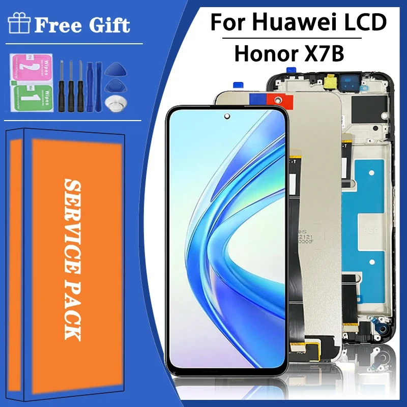 

6.8"Inch For Huawei Honor X7B LCD CLK-LX1, CLK-LX2, CLK-LX3 Display Screen Touch Panel Digitizer For HonorX7b Display Frame