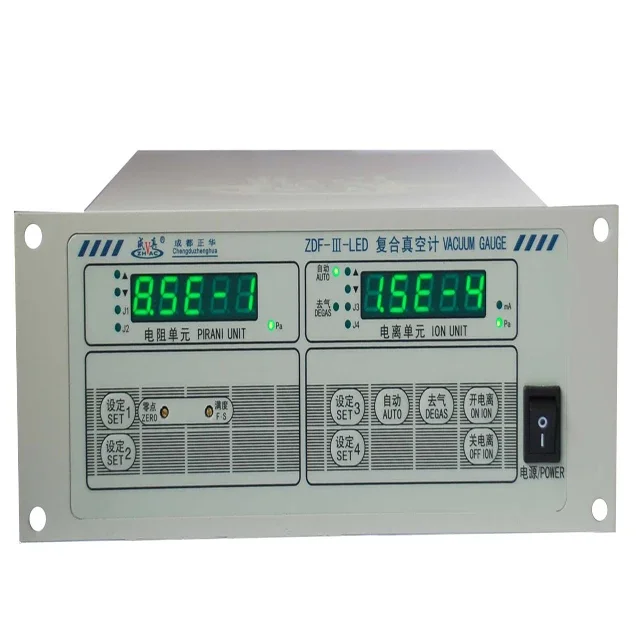 

ZHVAC /Reborn brand vacuum gauge composite vacuum gauge meter / ZDF-III-LED pressure gauge for vacuum metalizing machine