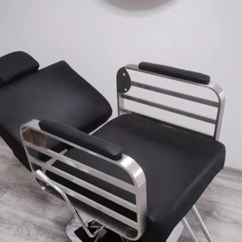 

yWomen Reclinable Barber Chair Luxury Personalized Professional Designed Barber Chair Salon Tattoo Silla Barberia Commercial