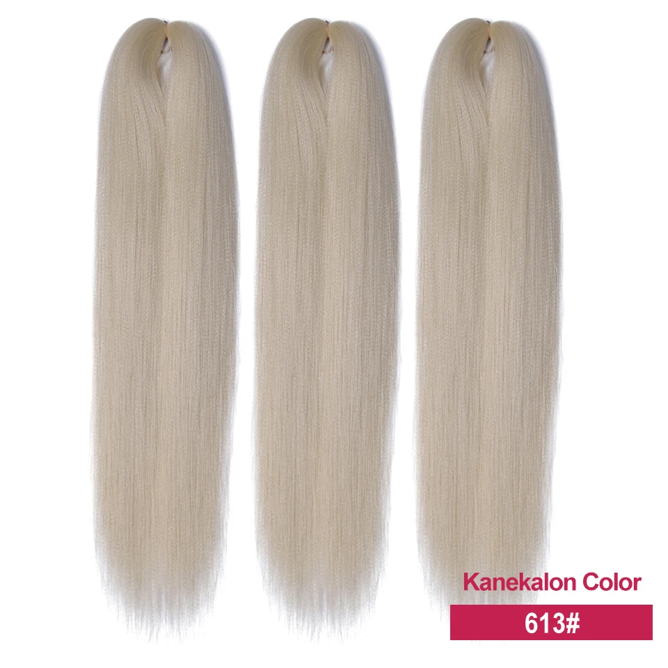 Miss Rola synthetische Kanekalon Haare 3 Stück Jumbo Zöpfe 22 Zoll 60g Yaki gerade Haar verlängerung vor gestreckt Großhandel