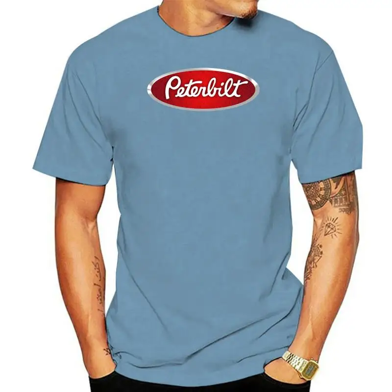 New Trucks Classic Logo Maniac Peterbilt Motosport Trucker Mens T Shirt S - 3xl Short Sleeve 100% Cotton Man Tee Tops