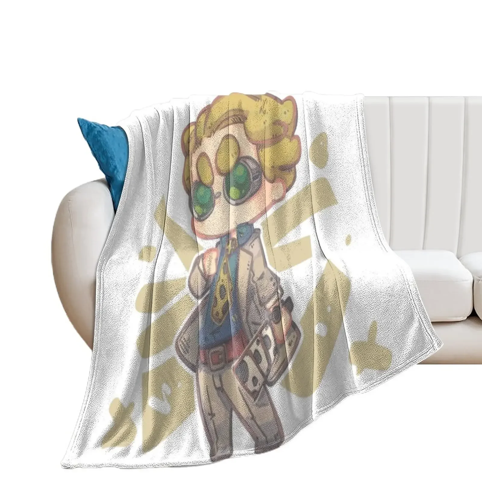 chibi nanami kento Throw Blanket Soft Big Sofa Blankets