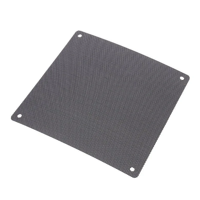 5asd Cuttable Computer Mesh Dustproof Cover Chassis Dust Cover,140x140mm DIY PVC PC for Case Fan Black Dust Filter DIY
