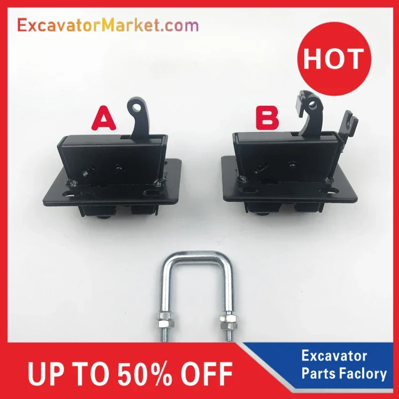 

for Hyundai R60-7 Doosan Daewoo DH60 80-7 Universal Reverse Lock Cab Door Lock Block Excavator Accessories