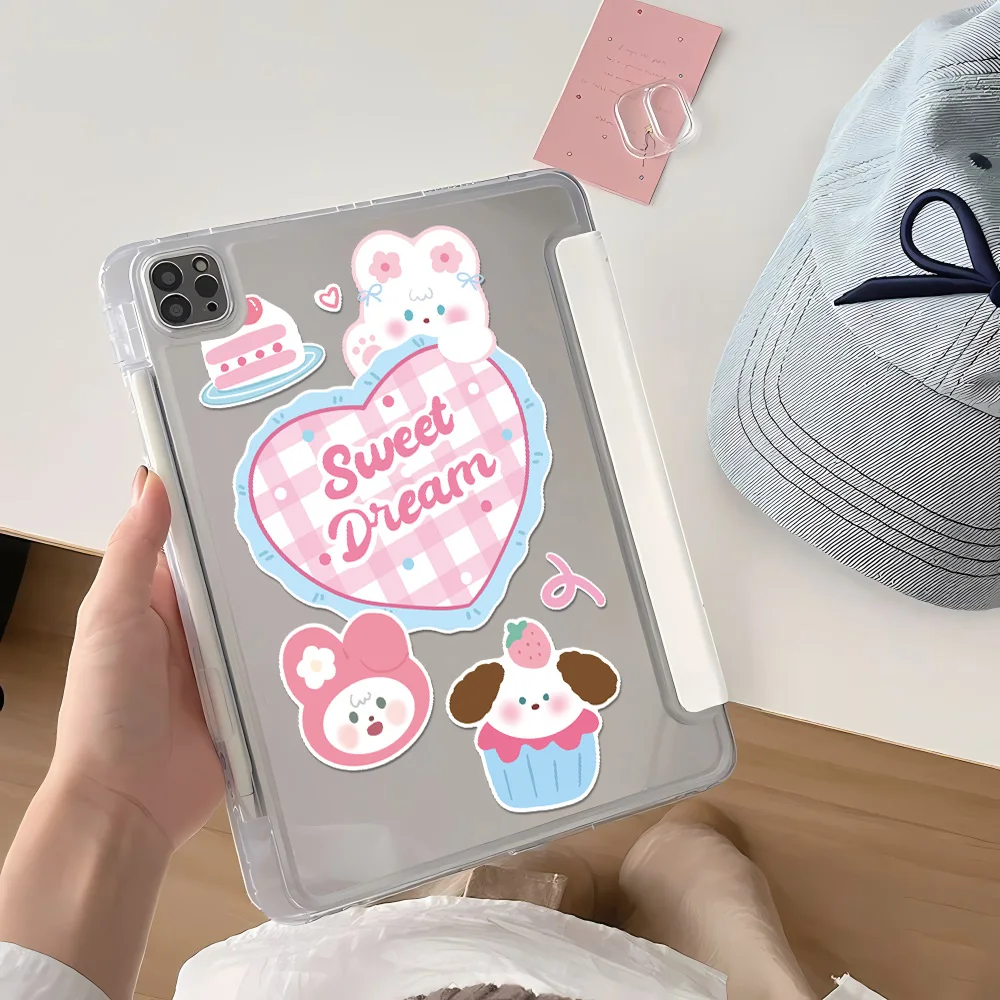 Cute Rubbit Clear Case For iPad Pro 11 12.9 13 10.5 iPad A16 11 10.9 inch 2022 Mini 7 6 Air 11 2024 13 5 4 3 2 1 Covers Fundas 4
