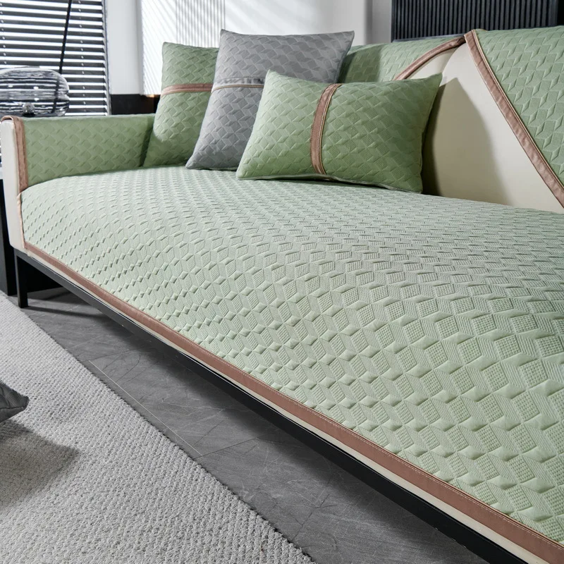 

Summer Breathable Sofa Cover Classic Style Universal Couch Pad Covers Cool Feeling Non-slip Sofa Mat for Living Room 소파쿠션커버