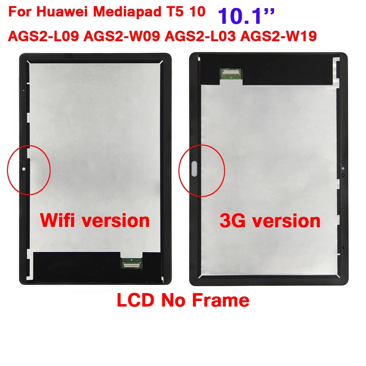 10.1'' High Quality LCD For Huawei MediaPad T5 10 AGS2-L09 AGS2-W09 AGS2-L03 AGS2-W19 Display Touch Screen Digitizer Assembly