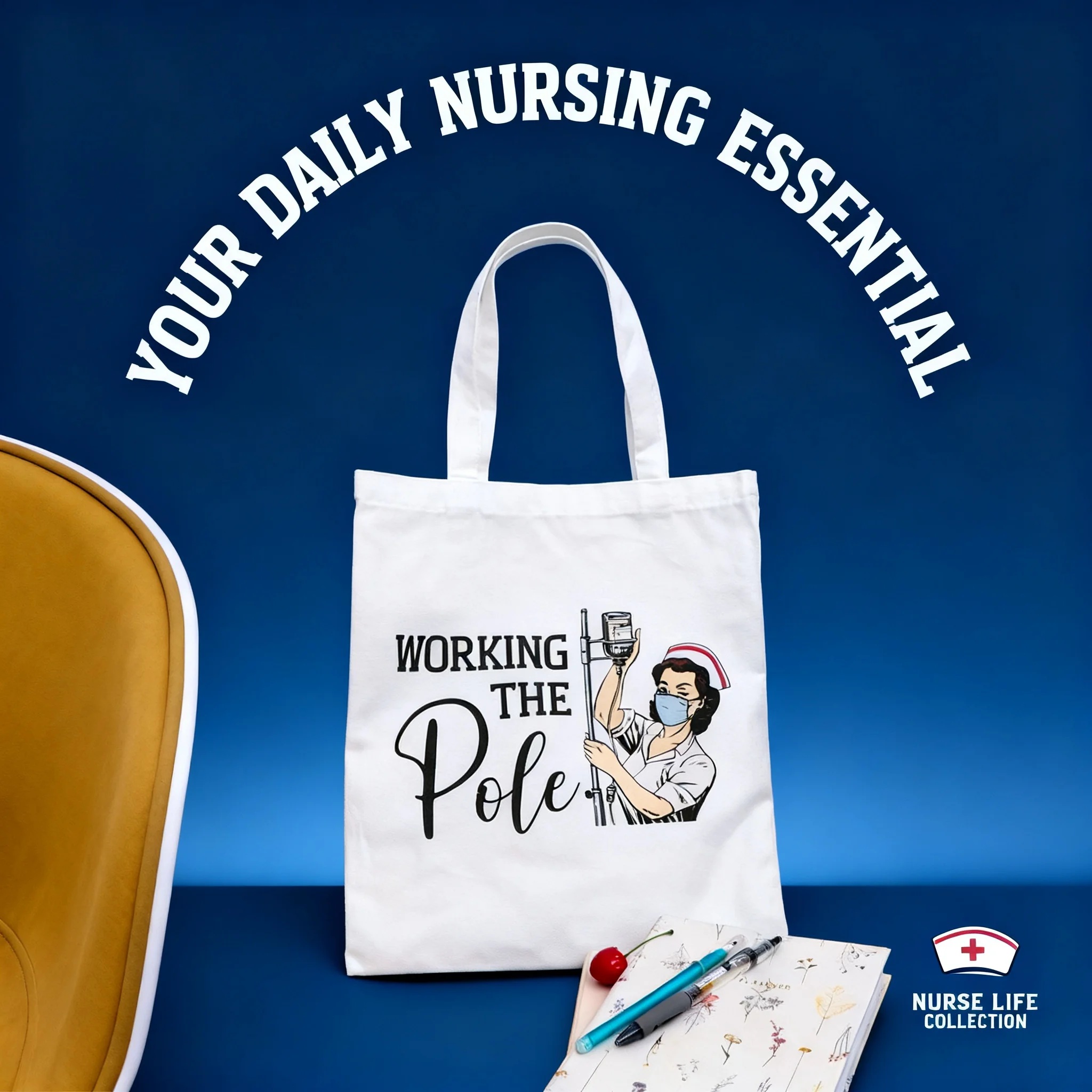 Nurse Canvas Tote B…