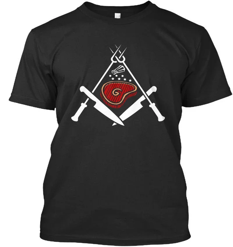 Funny Design The Masonic Cook Freemason Chef T-Shirt 100% Cotton O-Neck Summer Short Sleeve Casual Mens T-shirt Size S-3XL