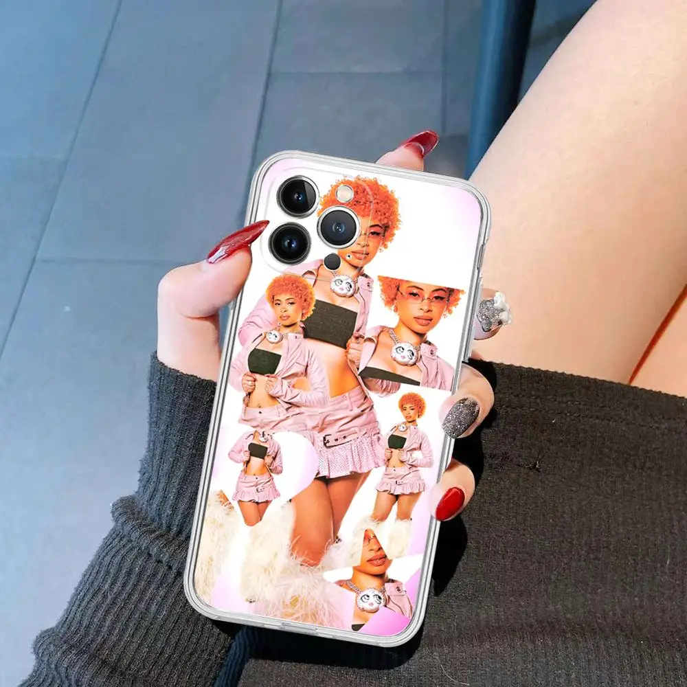 Rapper Ice S-Spice Phone Case Silicone Soft for iphone 15 14 13 12 11 Pro Mini XS MAX 8 7 6 Plus X XS XR Cover