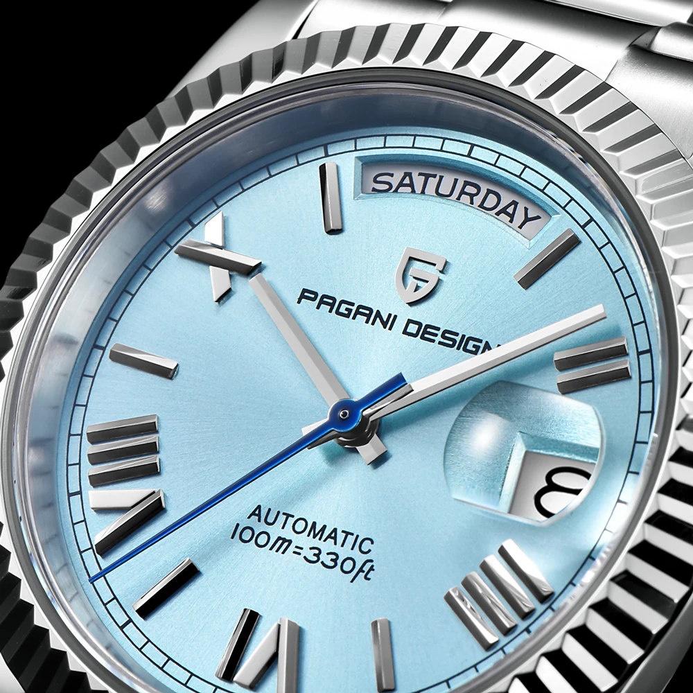 2025 جديد PAGANI تصميم DD36 ساعات آلية للرجال ساعة أوتوماتيكية للرجل AR الياقوت تاريخ مقاوم للماء ساعة الموضة الرجال هدية