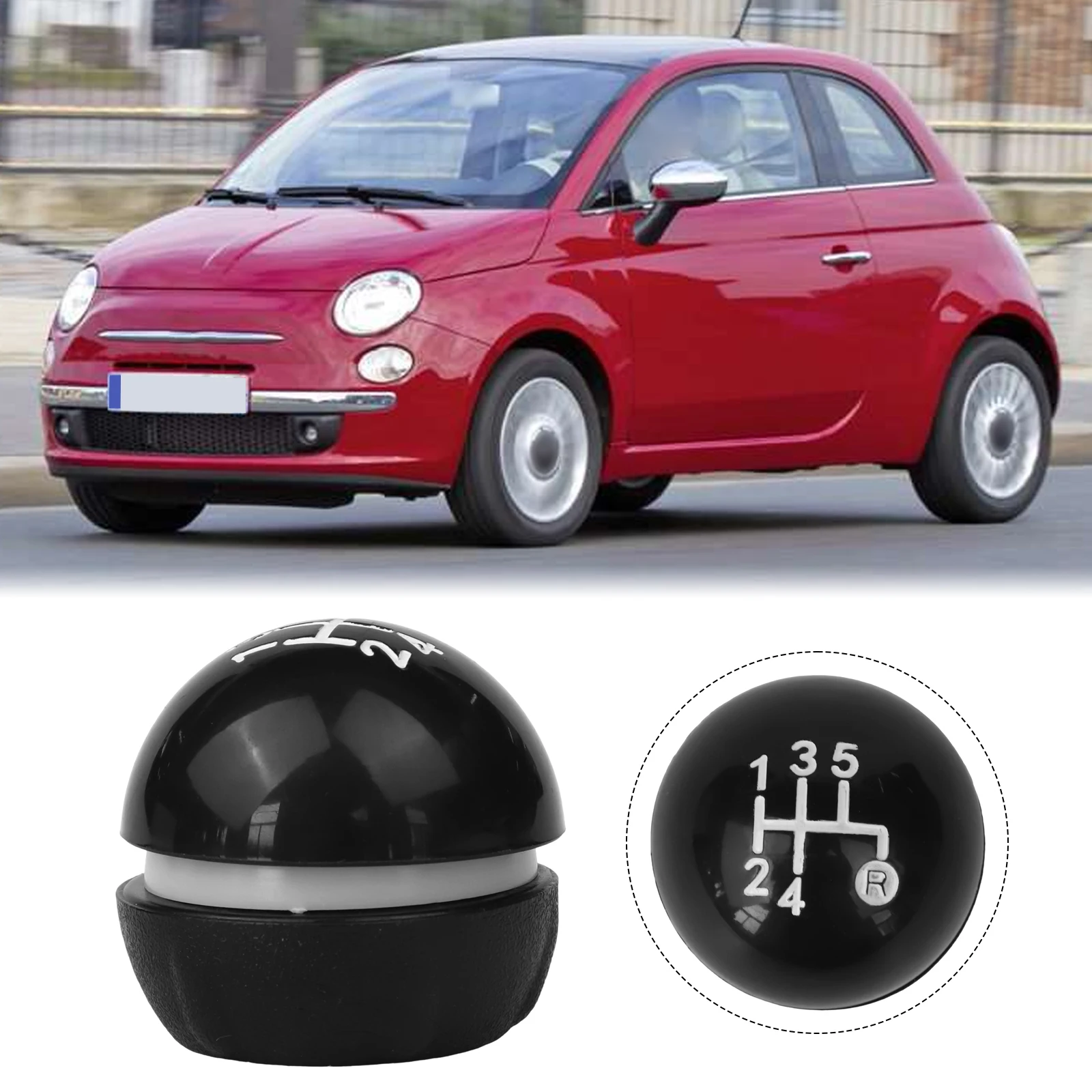 

For Fiat 500 Pen Head Shift Knob Gear Shift Knob Car Interior Upgrade Car Gear Shifter Effortless Gear Changing