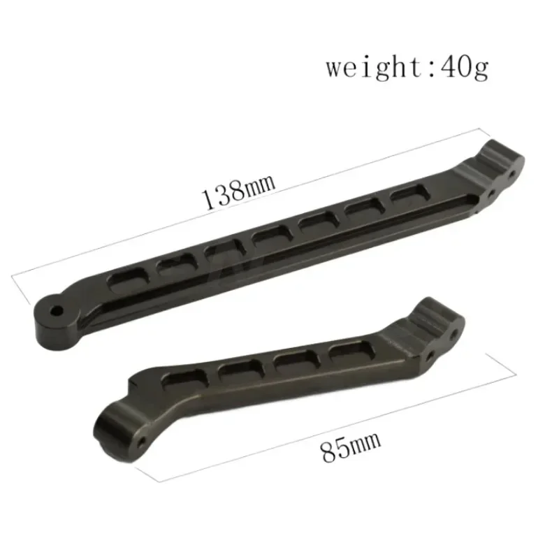 Metal dianteiro e traseiro Chassis Brace, Peças de Atualização, Acessórios para Kyosho MP10, RC Car, IF618, 2pcs