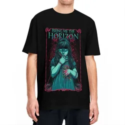 Bring Me The Horizoned Emo Band T-Shirt Couple death metal Cotton T-Shirts Summer Round Neck Novelty Tees Casual Oversized Tops