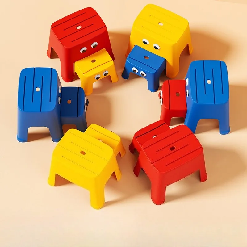 Hand Washing Step Footstool Cartoon Plastic Low Stools Дизайнерская Мебель Muebles Multifuncionales