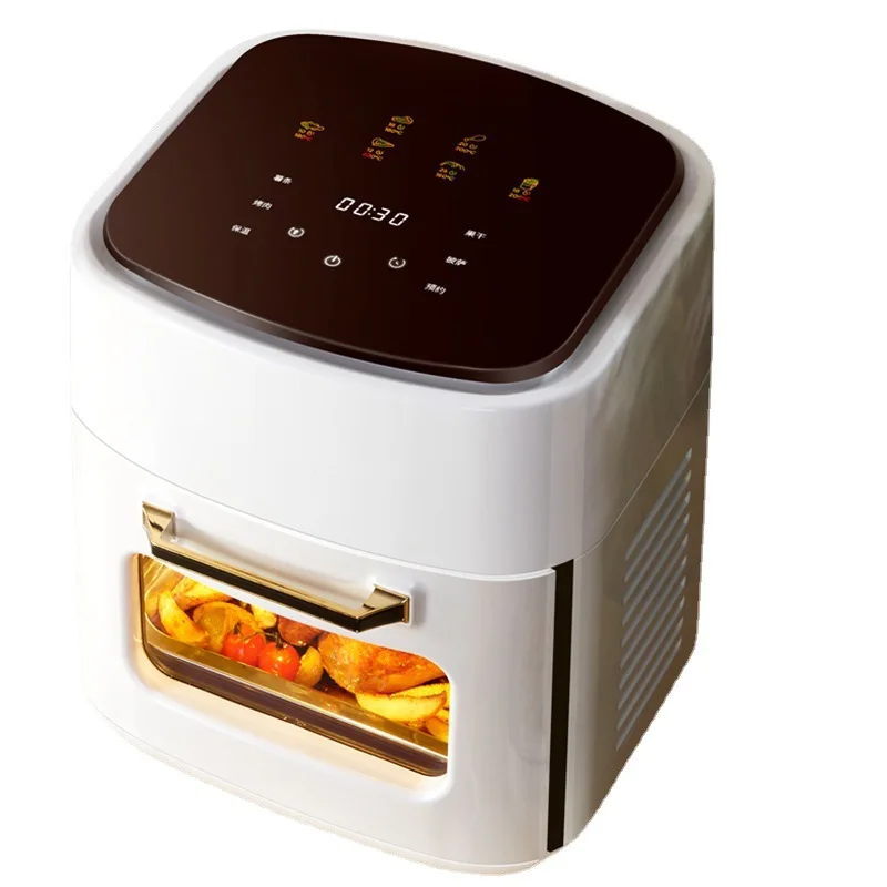 

Household 1400W 15L Healthy Low Fat Cooking Pot Intelligent Timing Electric Hot Deep Air Fryer Digital