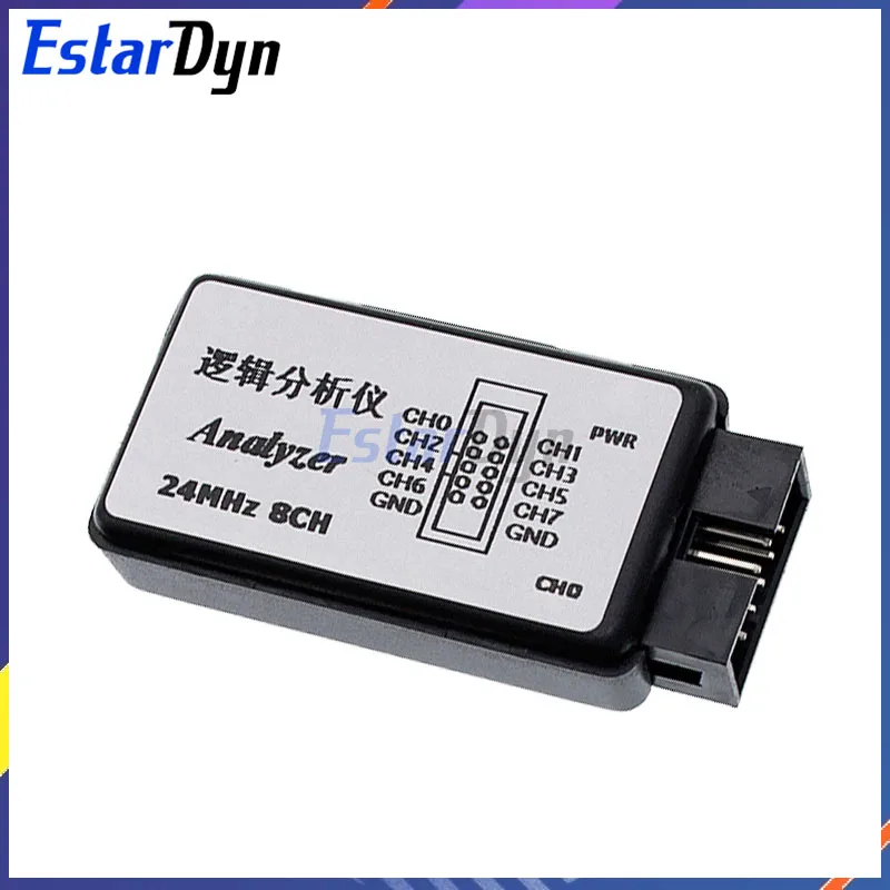 Estardyn USB Logic Analyzer 24MHz 8 Channel 24M/seconds Logic Analyzer Debugger For ARM FPGA Logic Analyzer Logic 24M 8CH