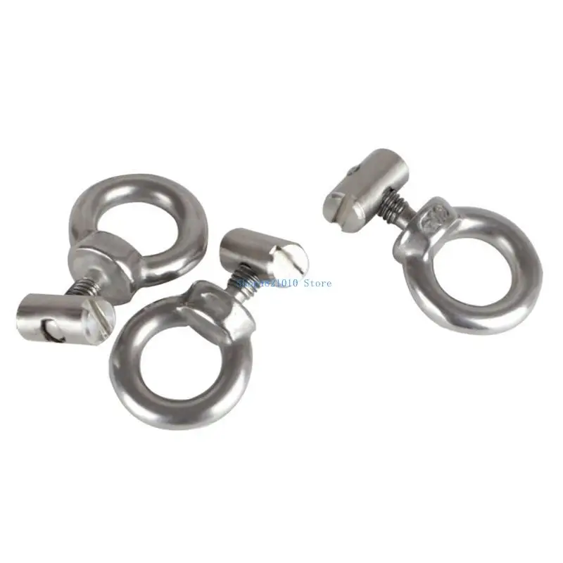 T3LF 6mm Tappi per binari per tende da sole in acciaio inossidabile per barche Tende da campeggio Parasole Moschettoni da