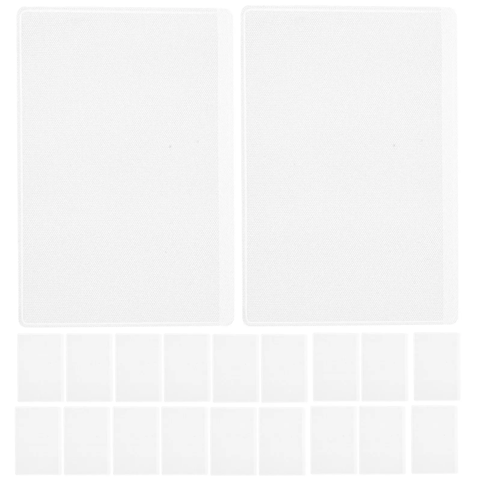 

50 Pcs Card Sleeves Business Protection Case Clear Translucent Id Credit Holder Material Ultrathin Portable