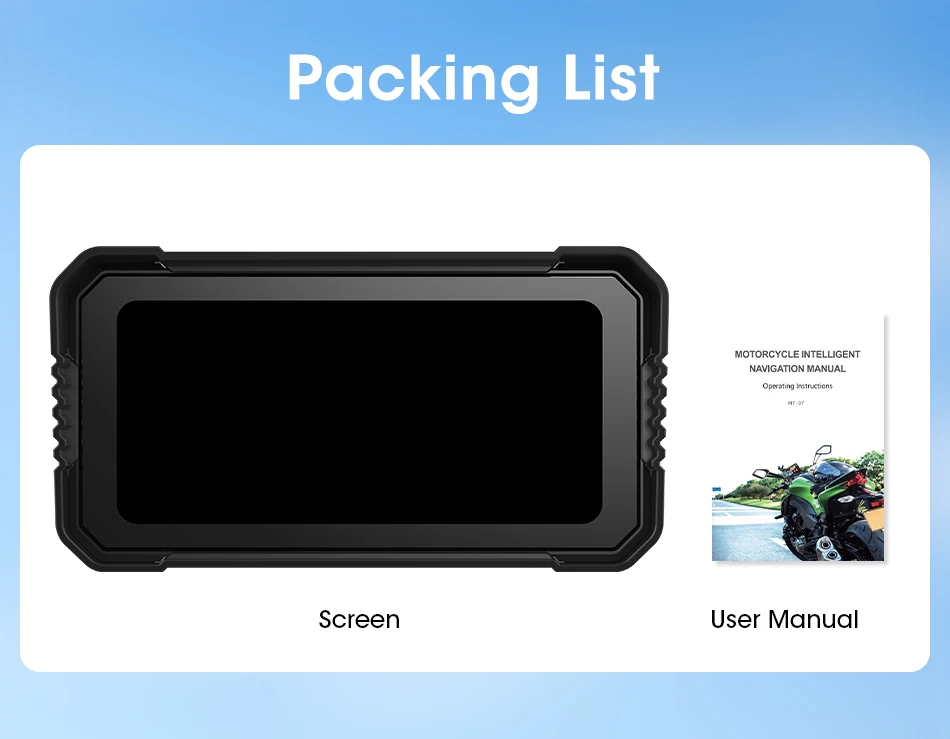 Srnubi Carplay Motorrad für BMW R1200GS/ R1250GS/ R1300GS /S1000XR Moto Navigationsdisplay Android Auto IPX7 Wasserdicht – Detail 16