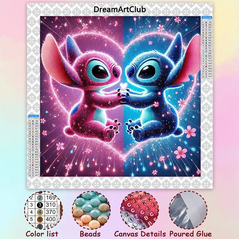 ديزني الماس طقم الطلاء 2025 جديد جولة الماس التطريز 5D DIY الماس ديكور فني المنزل الحرف اليدوية الإبداعية #2