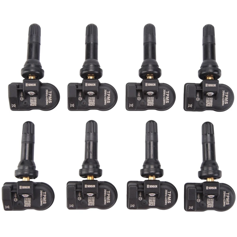 8Pcs TPMS Sensor Programmable MX-Sensor 433Mhz 315MHZ 2 In 1 Sensor For-Autel Tire Pressure Monitoring System