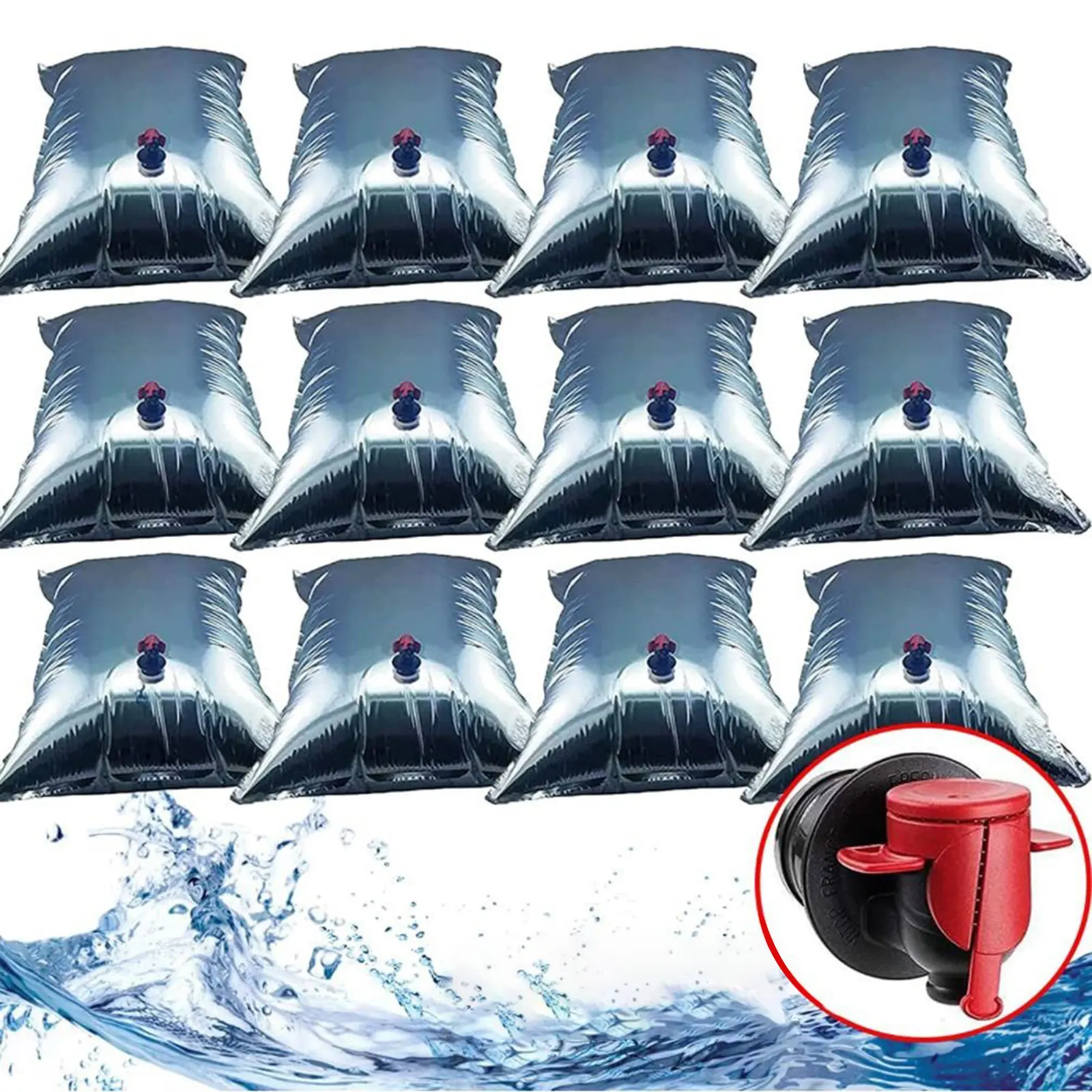 Bolsas de repuesto para bolso de vino, bolsa en caja, reutilizable, rellenable, de almacenamiento con boquilla, portátil, para bebidas y vino