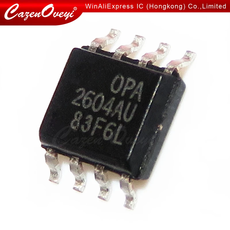 5pcs/lot OPA2604AU OPA2604A OPA2604 SOP-8 In Stock