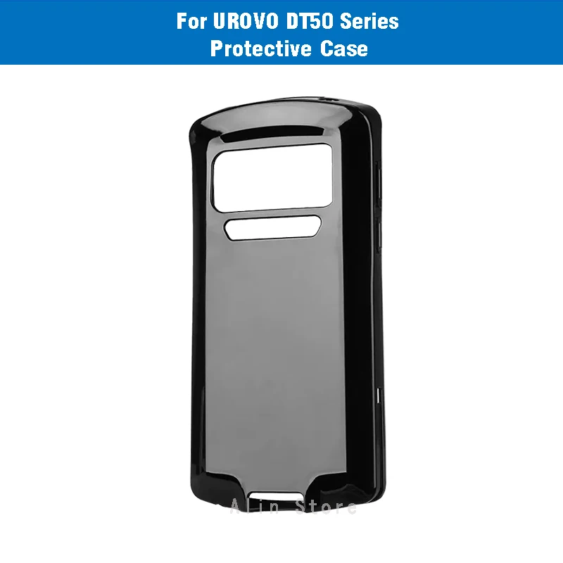 For Urovo DT50 Series Intelligent Handheld Terminal PDA Data Collector Anti-drop Soft Shell Protective Case Tempered Film