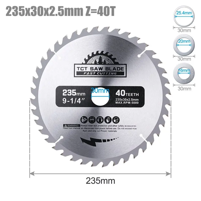 lama-per-lavorazione-del-legno-a69-disco-da-taglio-per-legno-da-235-mm-lama-con-punta-in-carburo-24-40-48t-per-la-lavorazione-del-legno