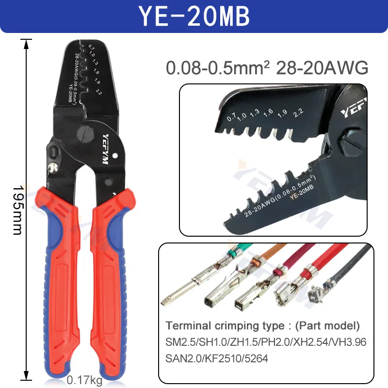 Terminals Crimp Pliers Interchangeable Dies Wire Crimper Crimping Tools Ratcheting