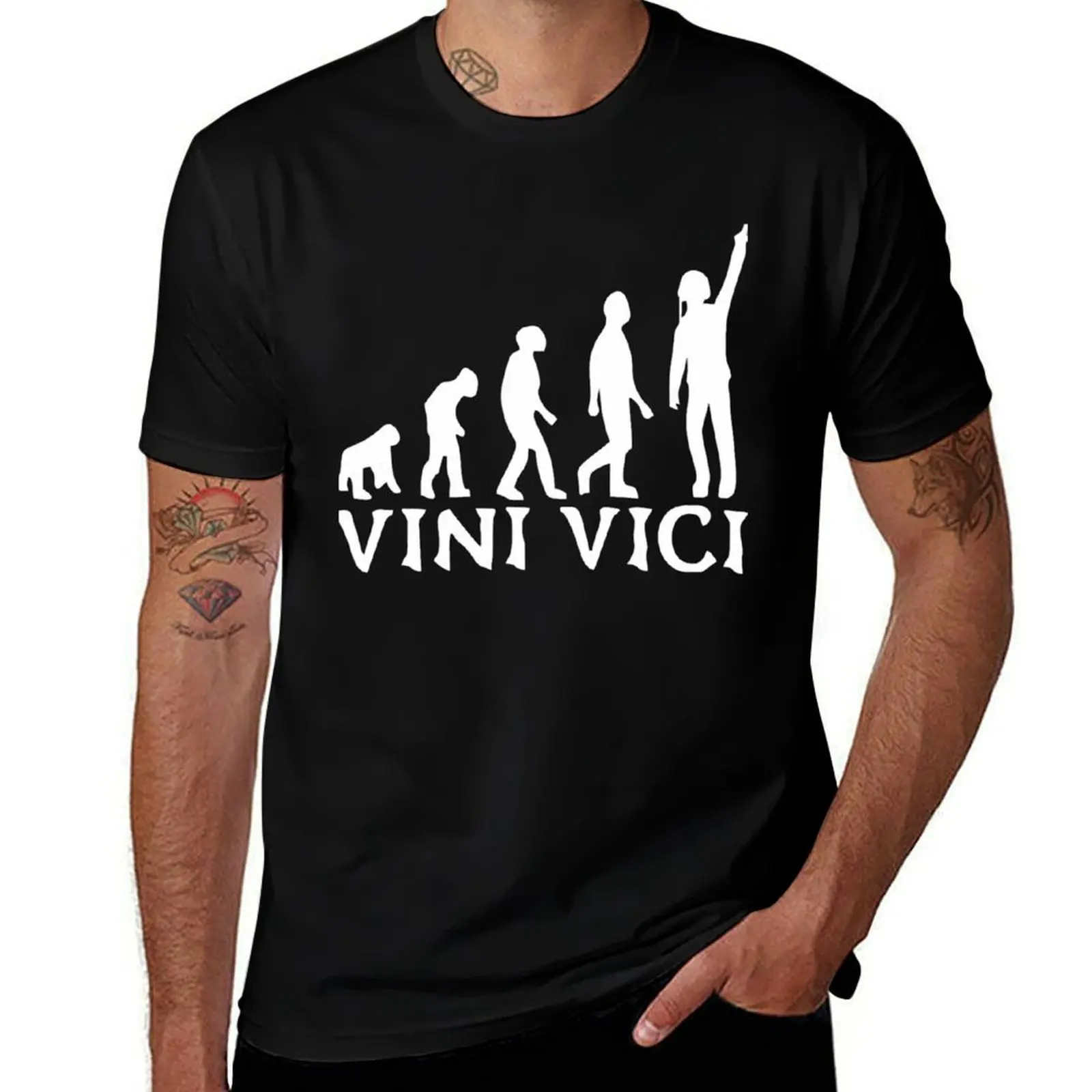 Best Seller - Vini Vici Logo T-Shirt Quick Dry Sports Short Sleeve Tee T-Shirt